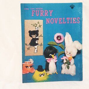 You Can Make Furry Novelties Faux Fur Felt Animals Craft Course 1971 Koala Bear